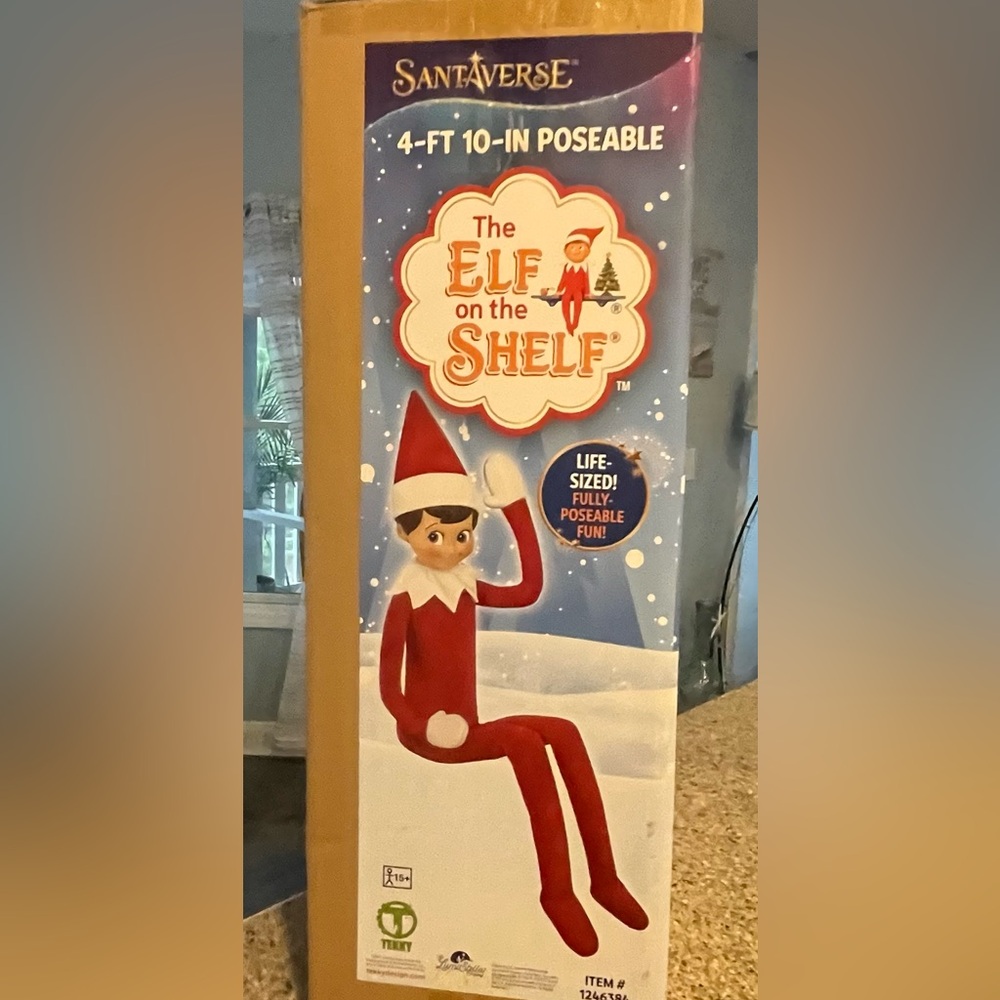 Poseable Life size Elf on the Shelf Figure